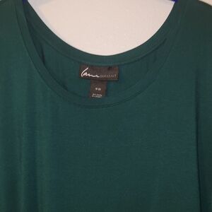 Lane Bryant EUC Emerald with Black Blouse 18/20